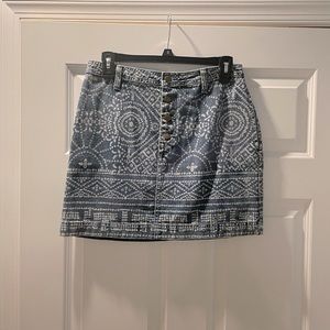 Free People Denim Skirt